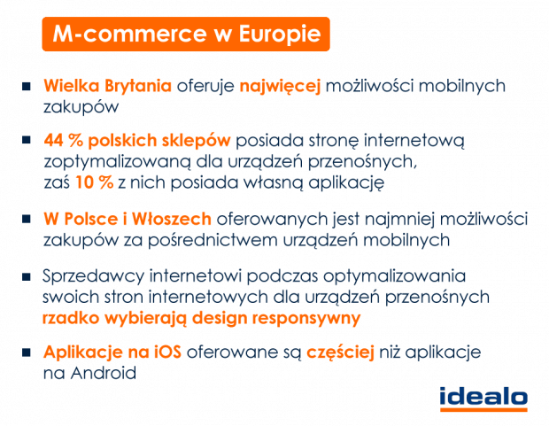 m-commerce w Europie