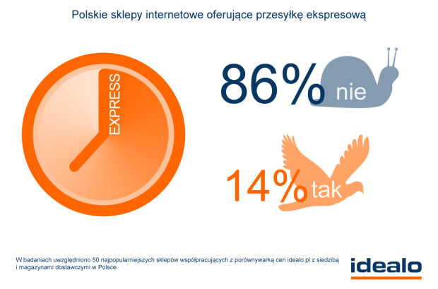 Polskie sklepy internetowe oferujące przesyłkę ekspresową