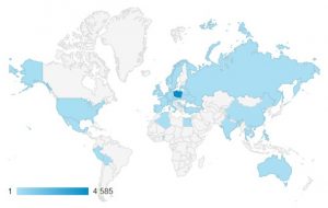 Google Analytics Dane geograficzne