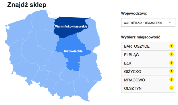 Punkty sprzedaży rtveuroagd