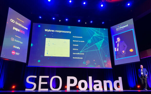 SEO Poland wykres rozproszony